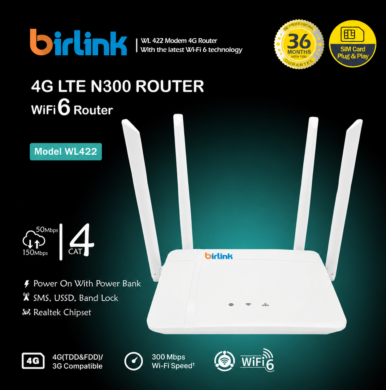 بیرلینک WL422